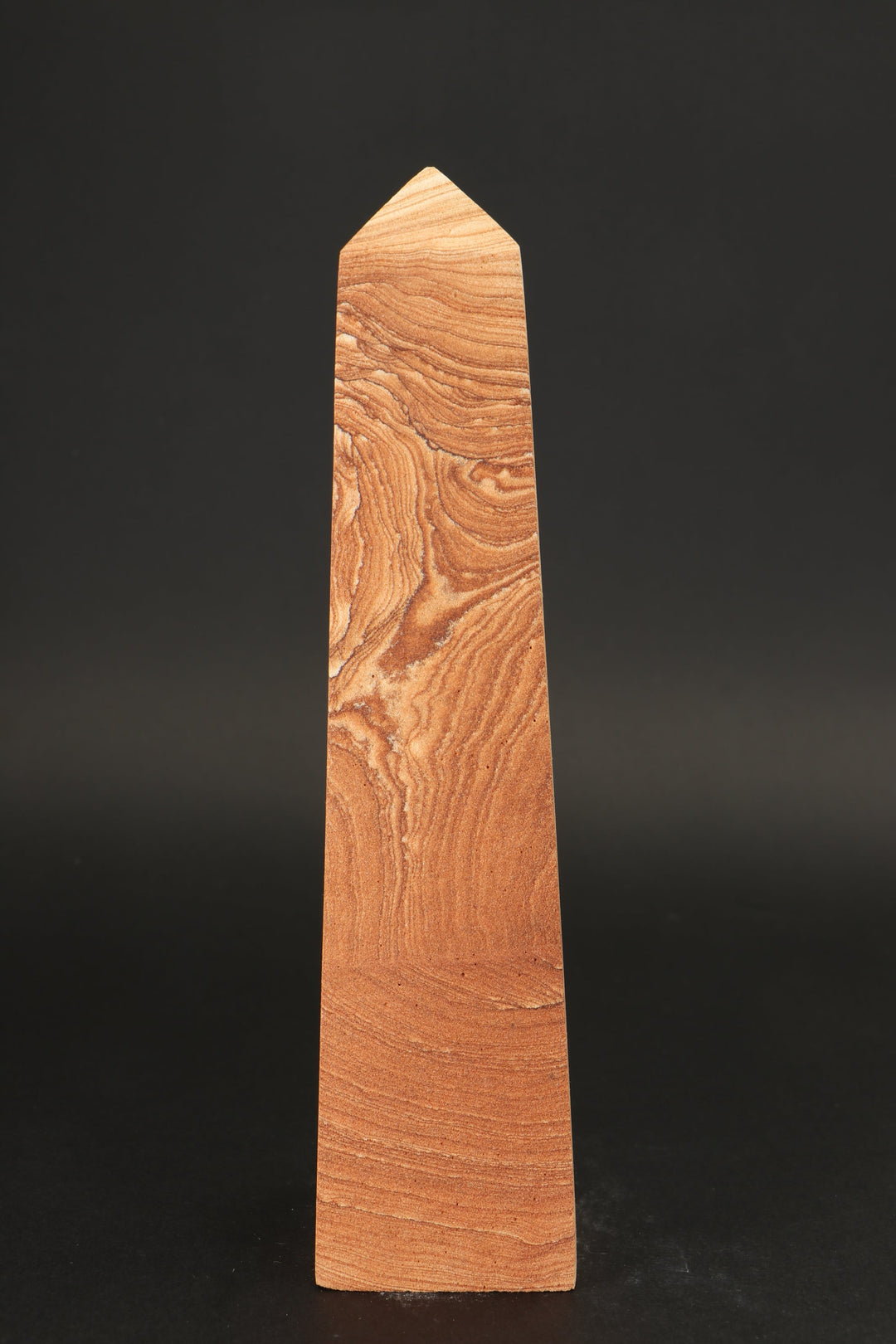 7.75" Picture Sandstone Obelisk DS2342