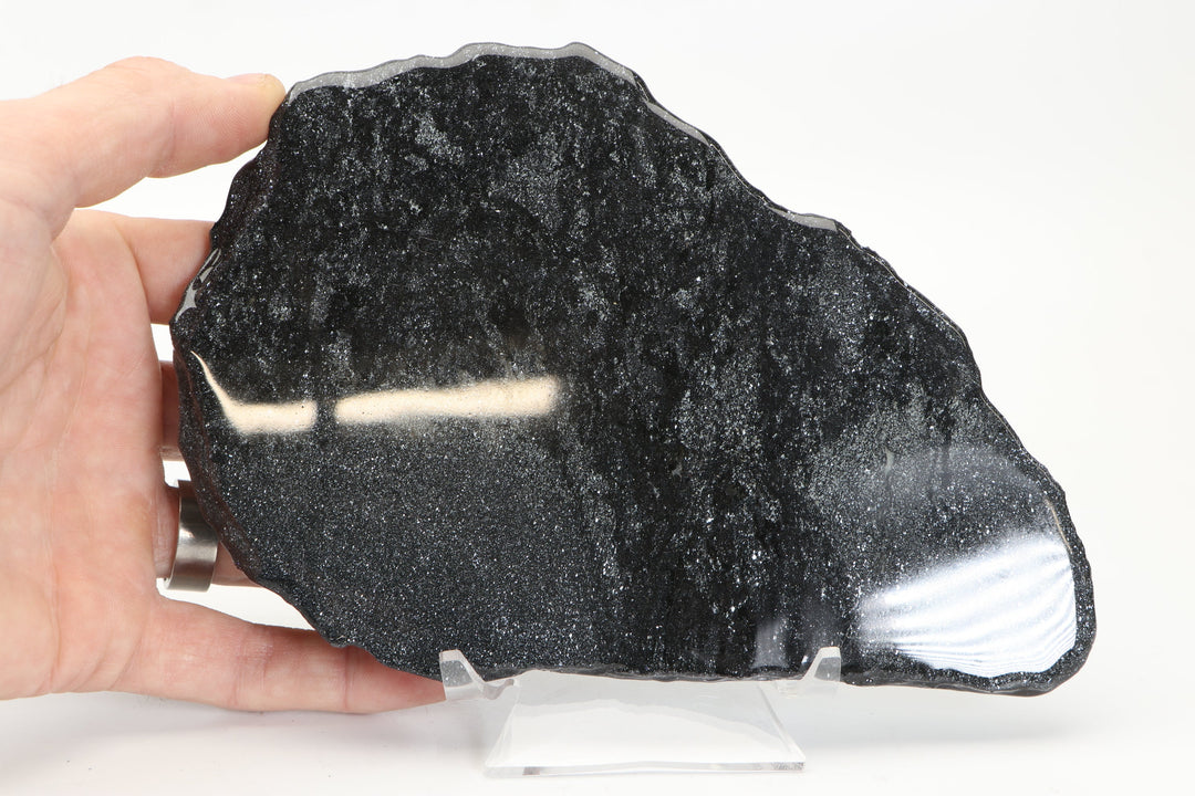 7" Specular Hematite Slab from Michigan DS2392