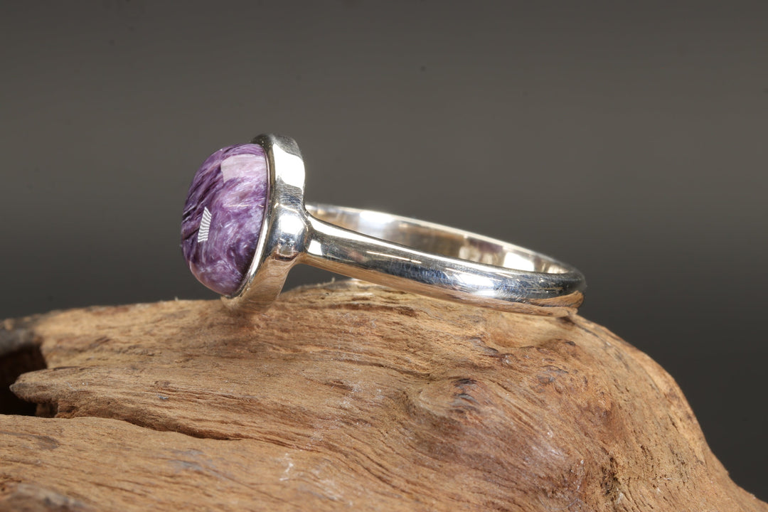 Charoite Ring Size 9.5