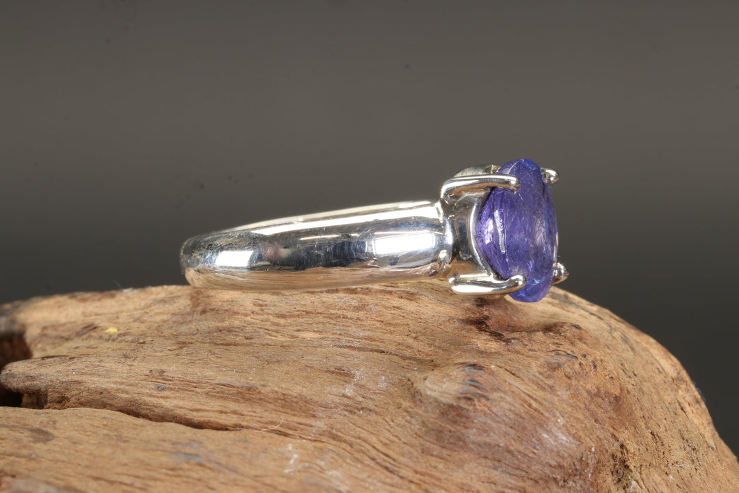 Faceted Iolite Ring Size 7