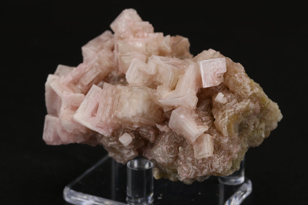 Pink Halite on Trona Specimen DS538