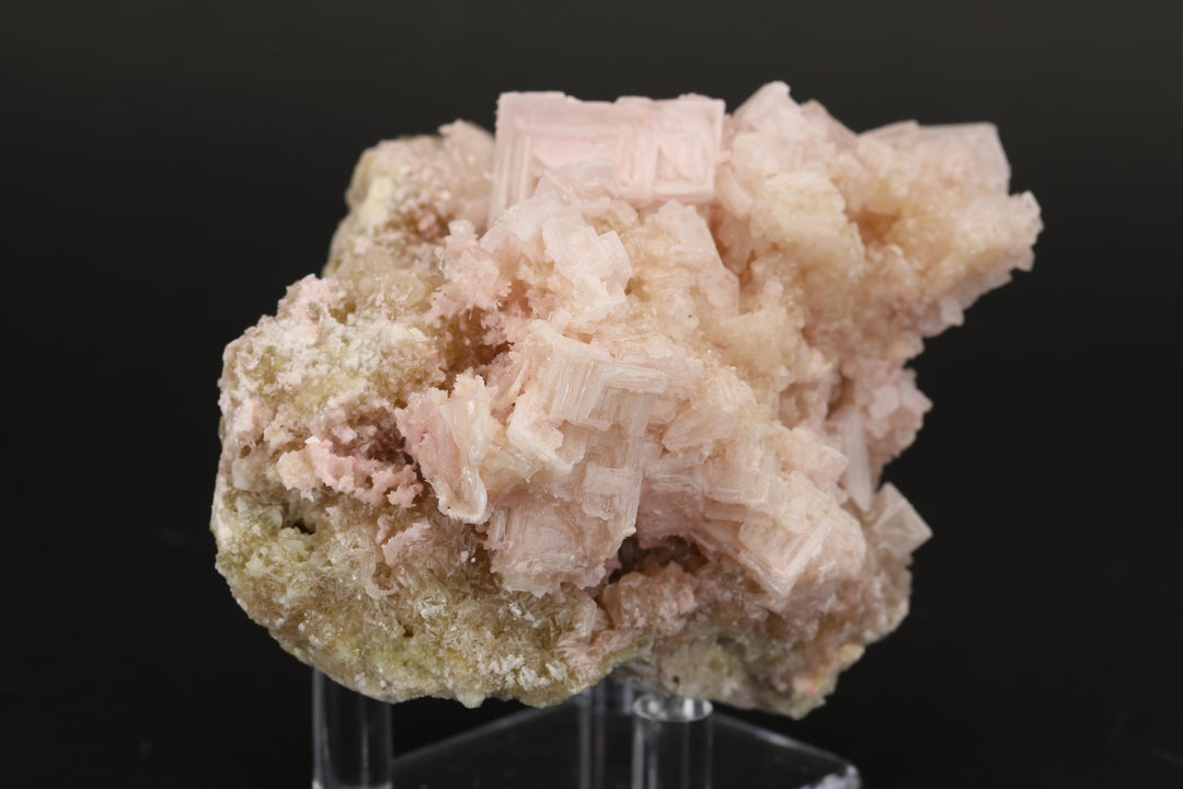 Pink Halite on Trona Specimen DS540