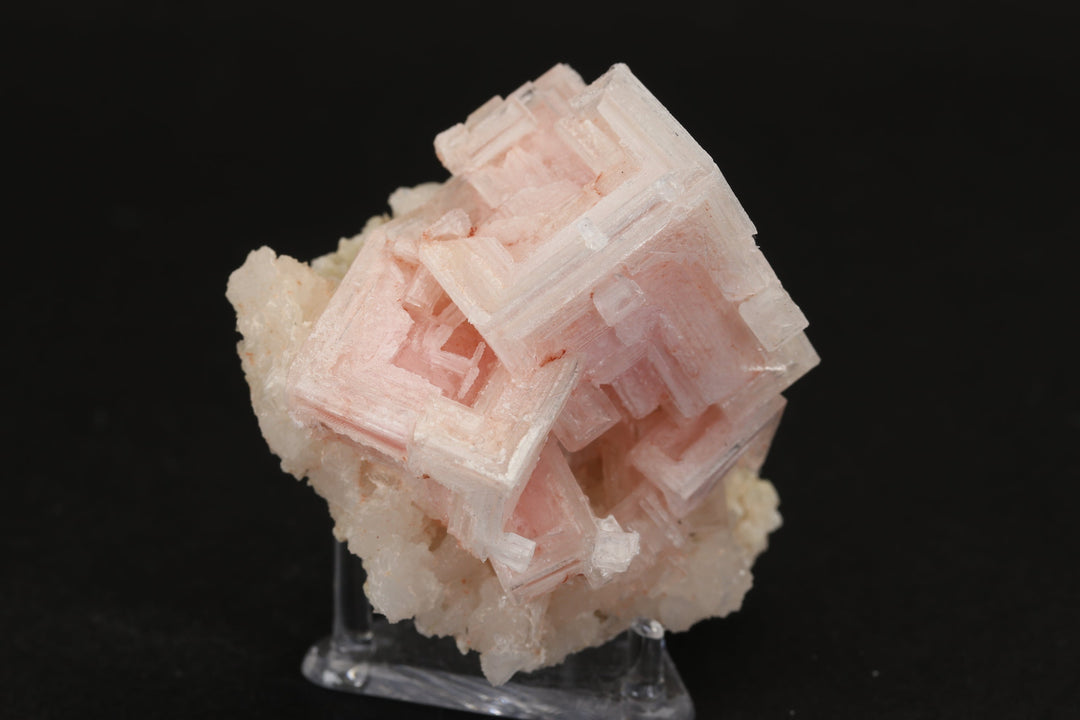 Pink Halite on Trona Specimen DS541