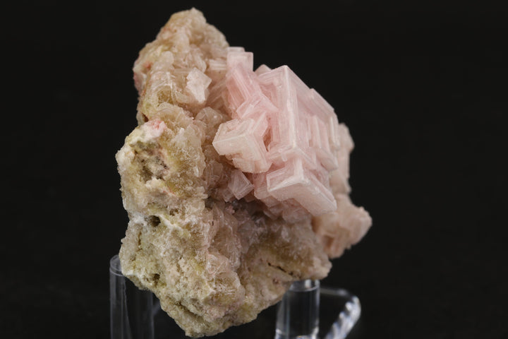 Pink Halite on Trona Specimen DS555