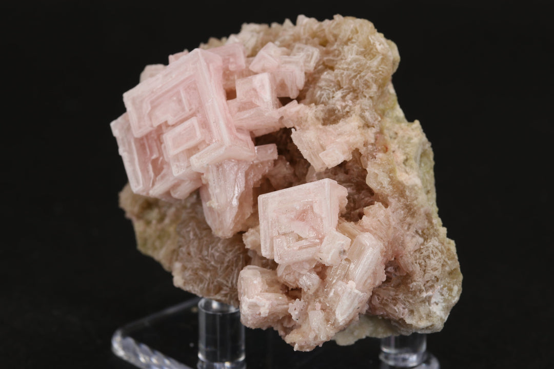 Pink Halite on Trona Specimen DS555