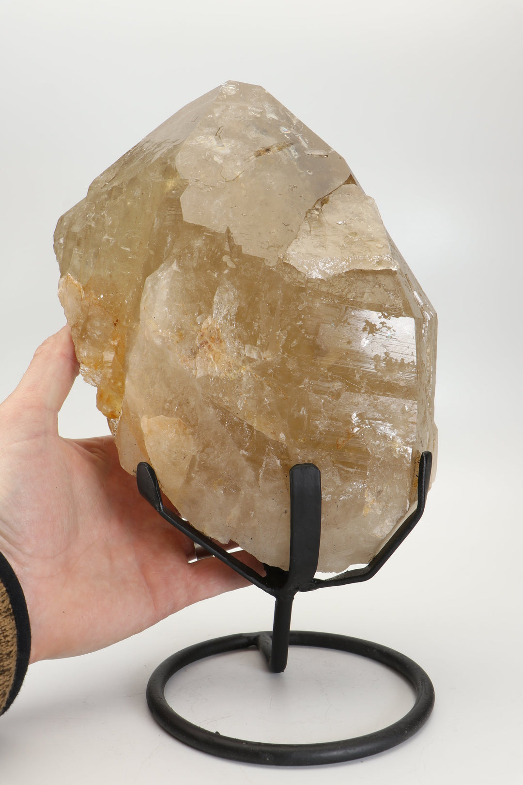 Large Natural Citrine on Stand DS664