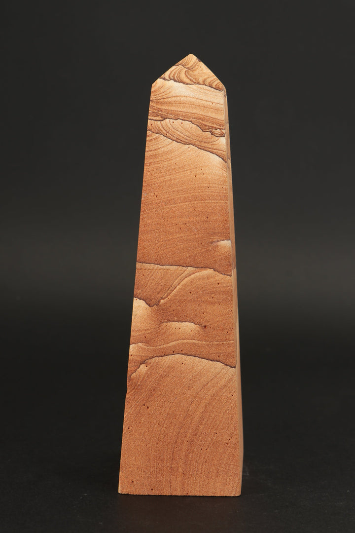 6.5" Picture Sandstone Obelisk DS786