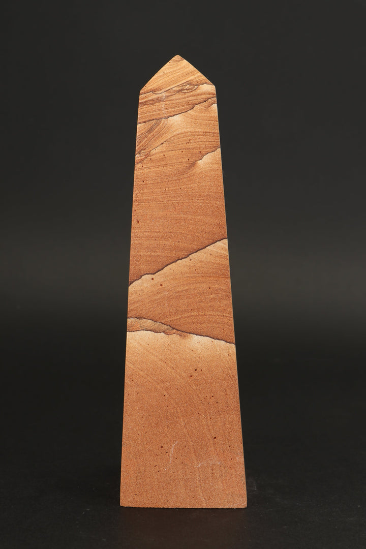 6.5" Picture Sandstone Obelisk DS786