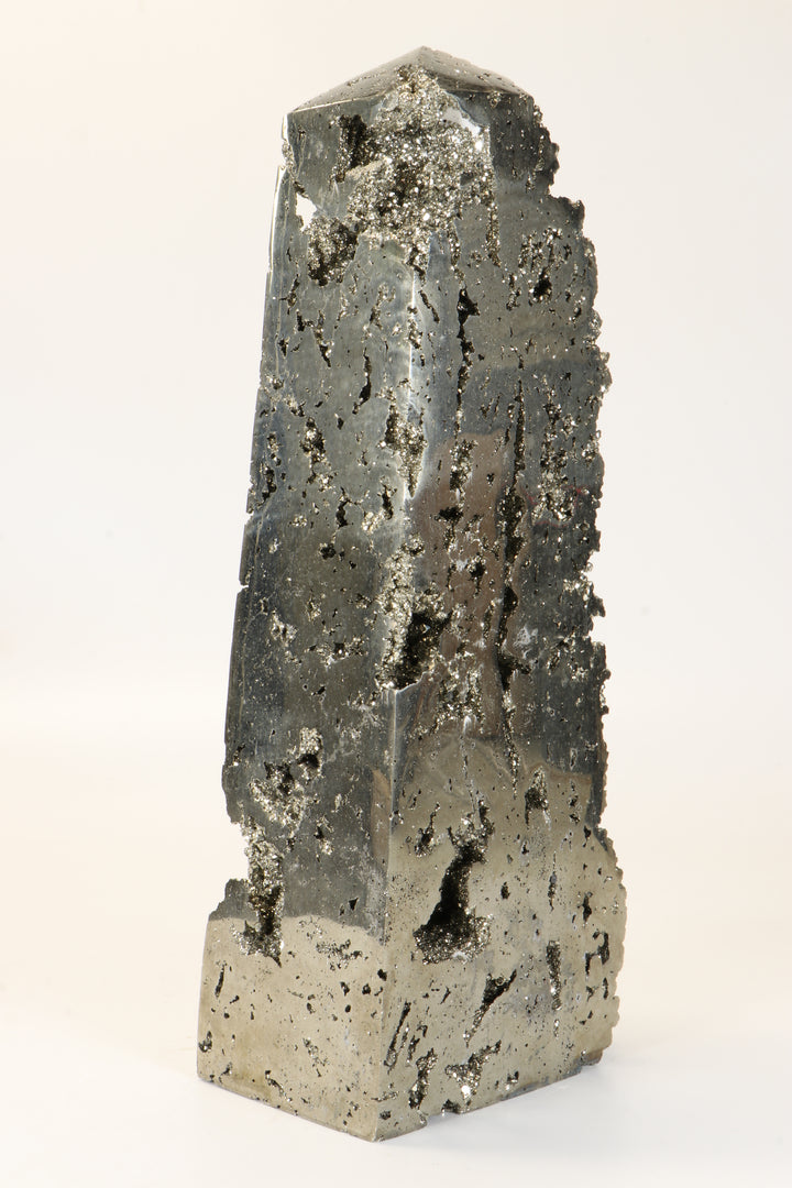 9.5" Pyrite Obelisk DX053
