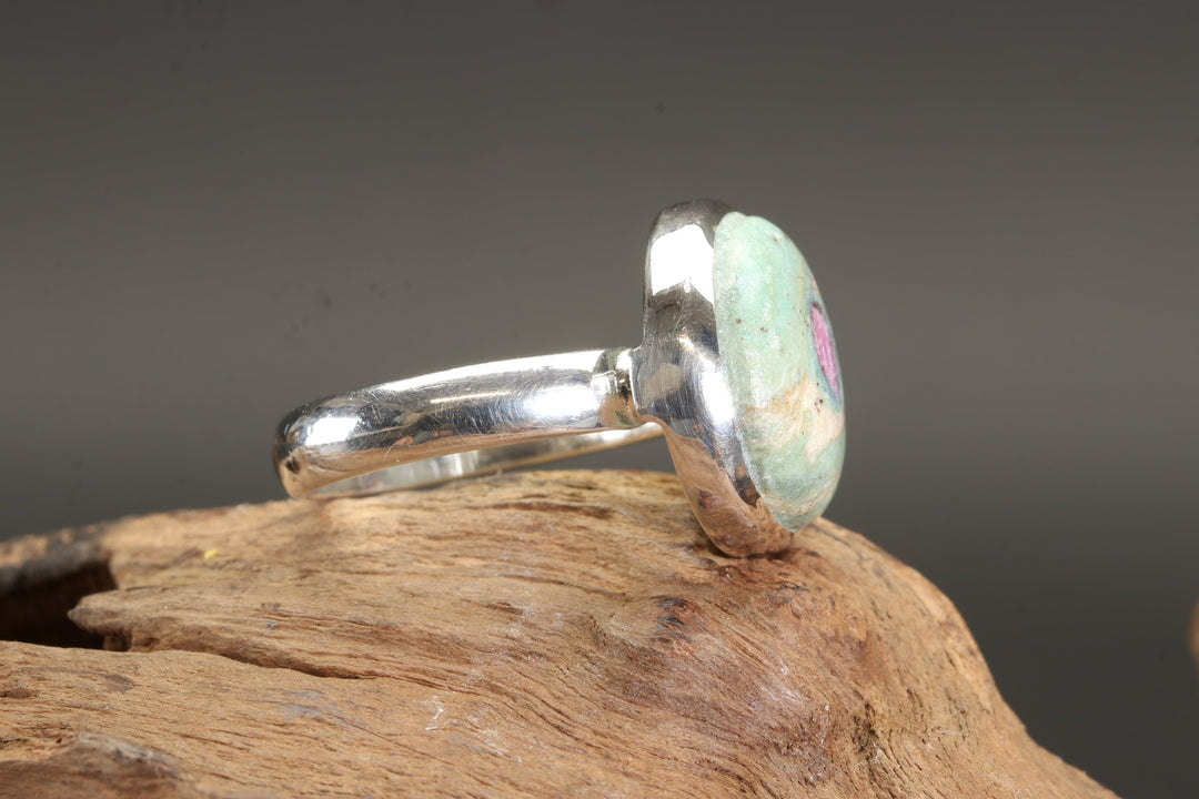 Ruby Fuchsite Ring Size 9