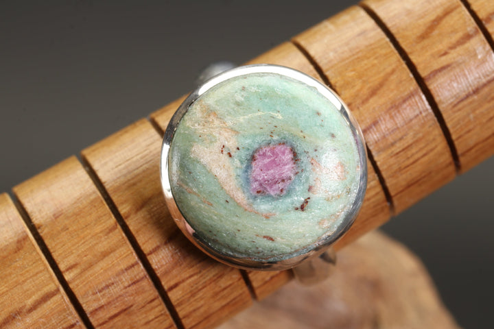 Ruby Fuchsite Ring Size 9