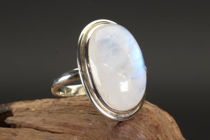 Moonstone Ring Size 8.5
