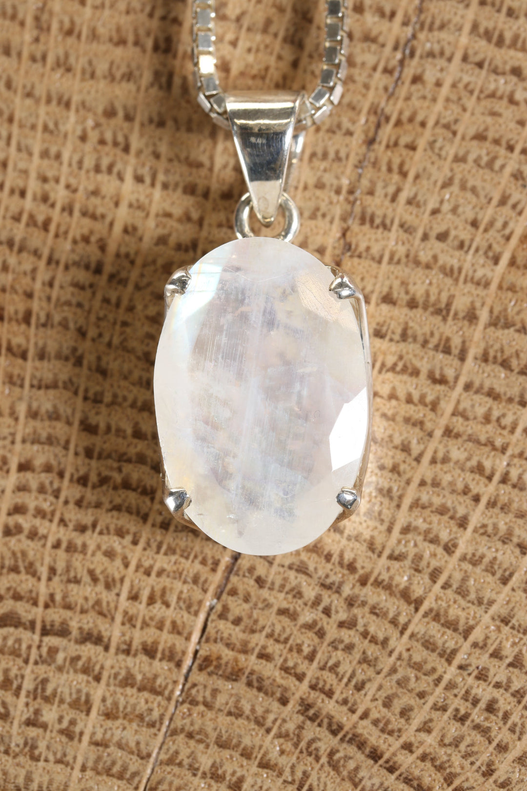 Faceted Moonstone Pendant