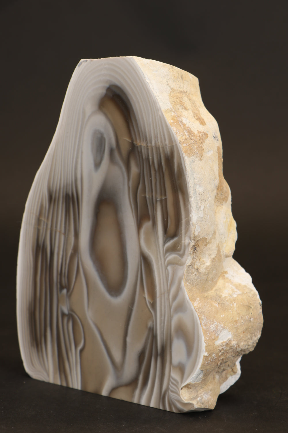 6.5" Polish Flint Freeform Display DX671