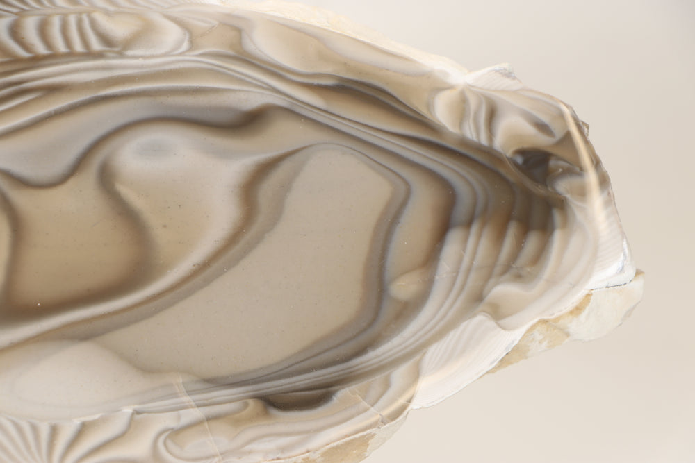 10" Polish Flint Slab DX681