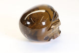 4" Citrine Crystal Skull Carving TD347