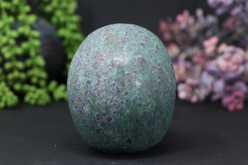 5" Ruby in Fuchsite Skull DD1458