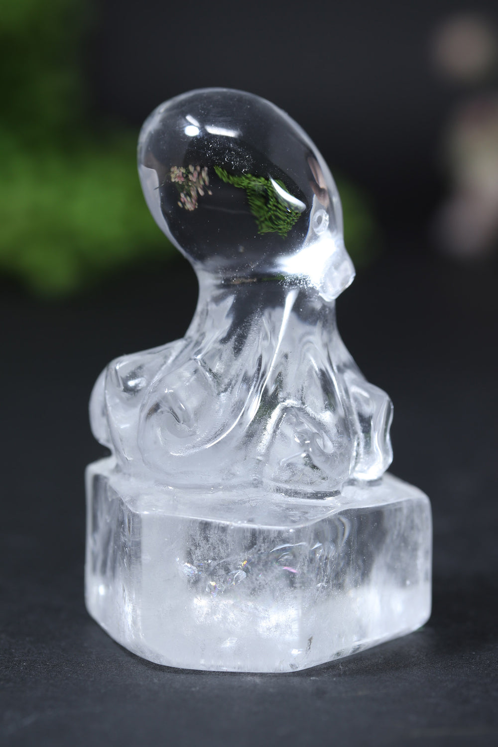 Quartz Octopus Carving DD2551