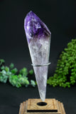 7.5" Amethyst Root Wand with Hollandite