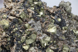 Pyrite and Calcite on Galena from 9th of September Mine DC460