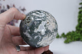 82mm Moss Agate Sphere DD3370