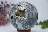 95mm Moss Agate Sphere DD3298