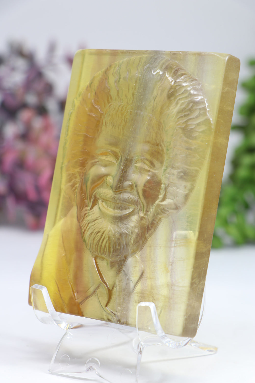 Bob Ross Fluorite Carving DF917