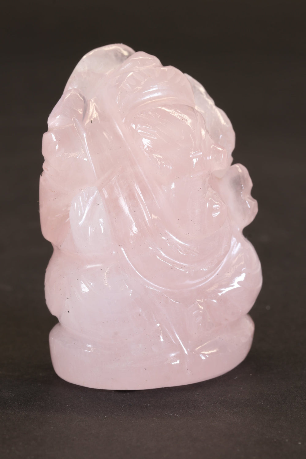 2" Rose Quartz Ganesha Statue TC2244