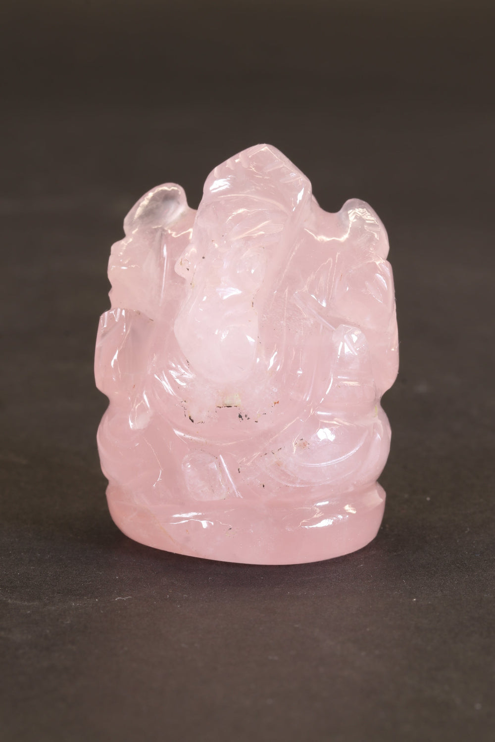 1.75" Rose Quartz Ganesha Statue TC2248