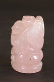 2" Rose Quartz Ganesha Statue TC2264