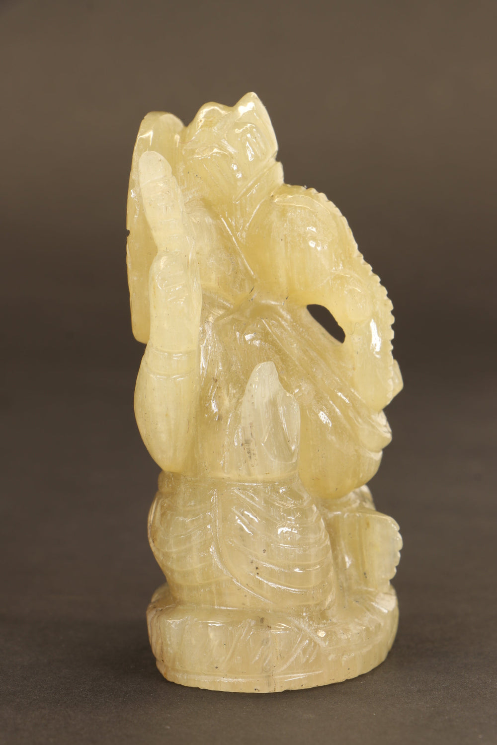 Chrysoberyl Ganesha Carving TD1277