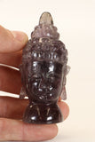 Amethyst Buddha Head Carving TD1283