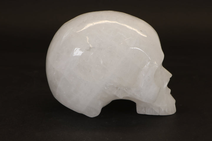 Quartz Pirate Skull Carving TD1382