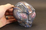 Sodalite Alien with Lepidolite Eyes TD2236
