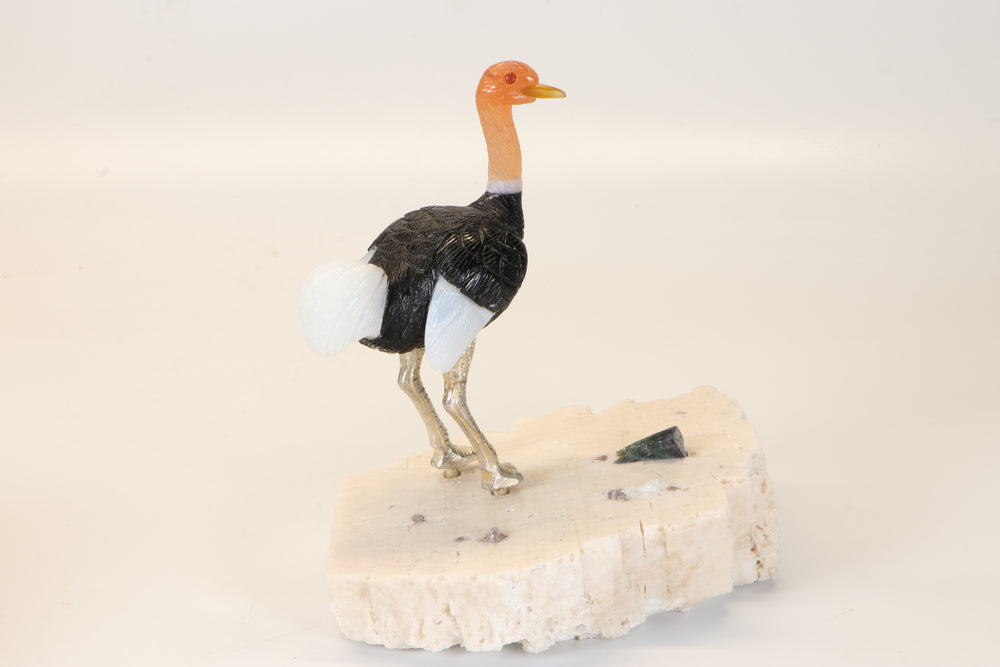 Ostrich Carving by Peter Muller TD234