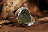 Moldavite Ring Size 6.5 TD250