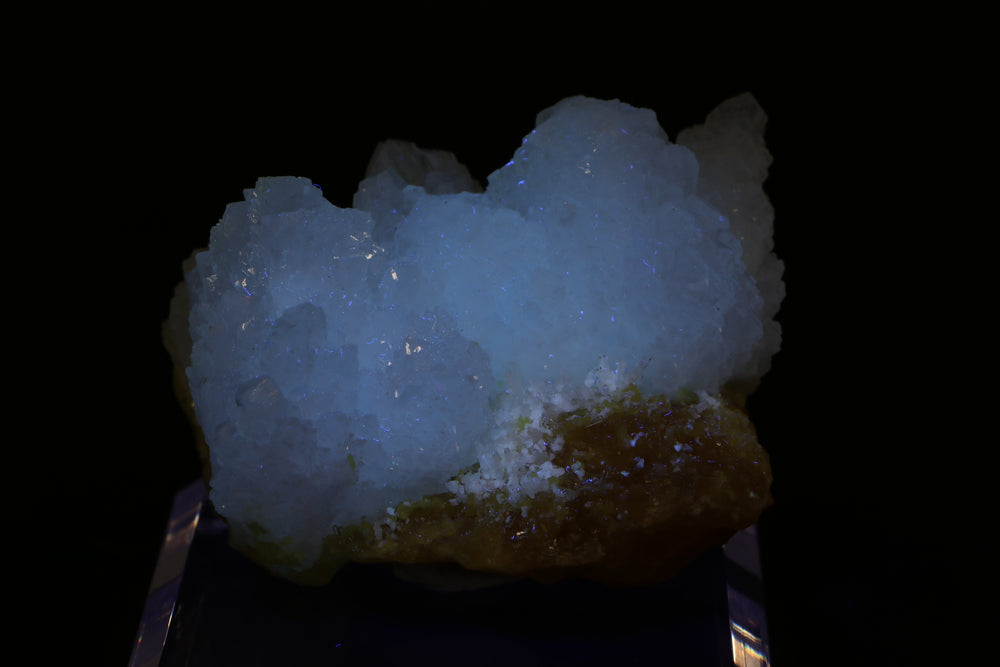 Celestine on Sulfur Specimen TD2873
