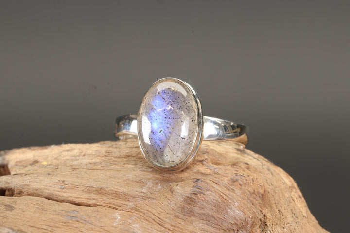 Labradorite Ring Size 8