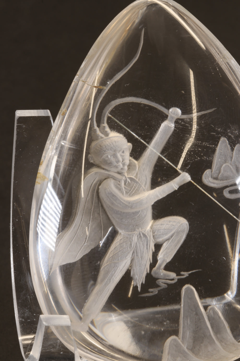 Reverse Intaglio Sun Wukong Monkey King Carving TD2919