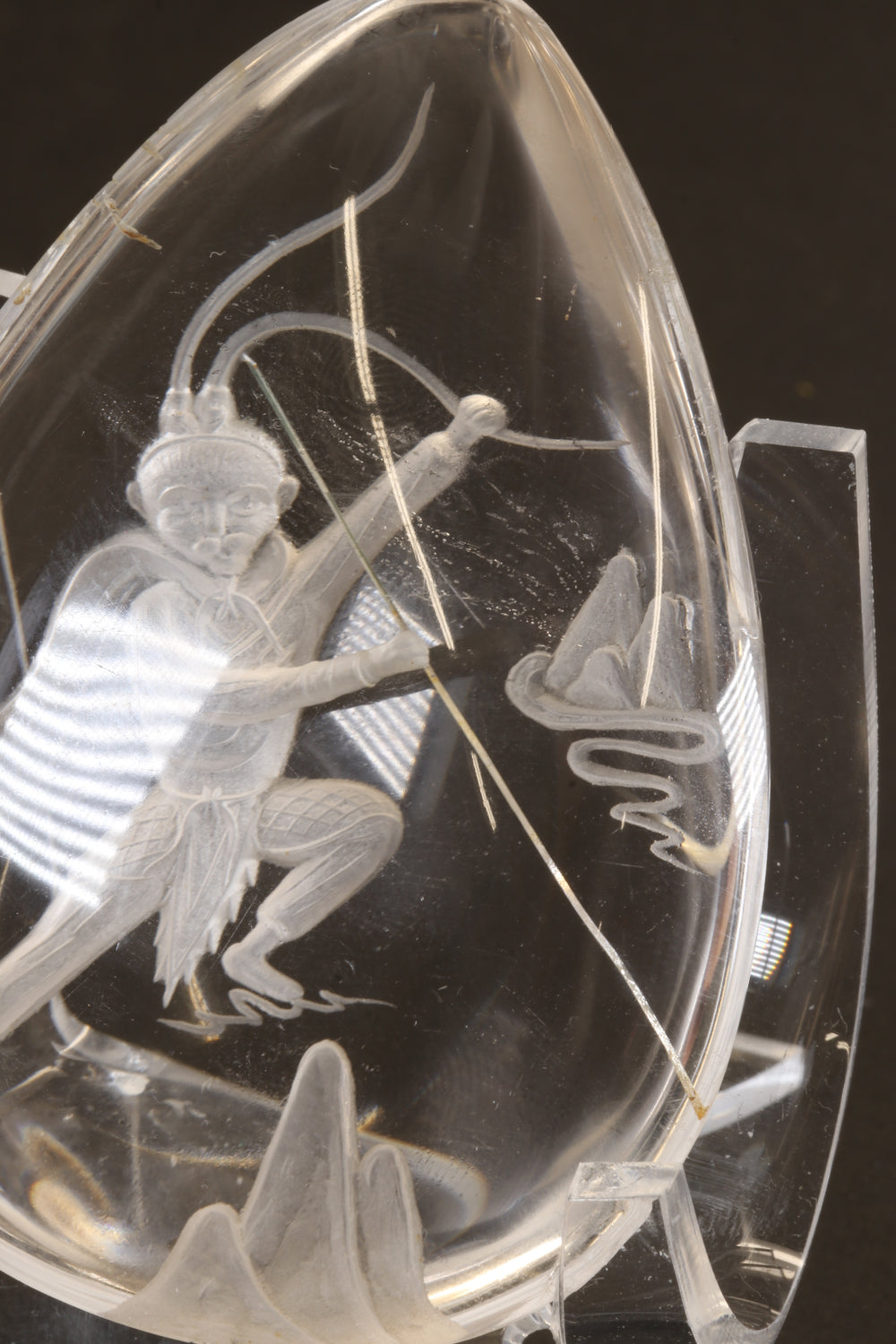 Reverse Intaglio Sun Wukong Monkey King Carving TD2919