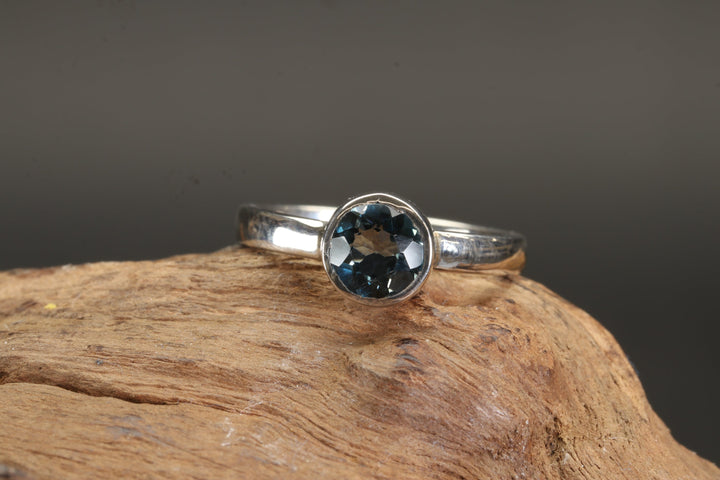 London Blue Topaz Ring Size 6