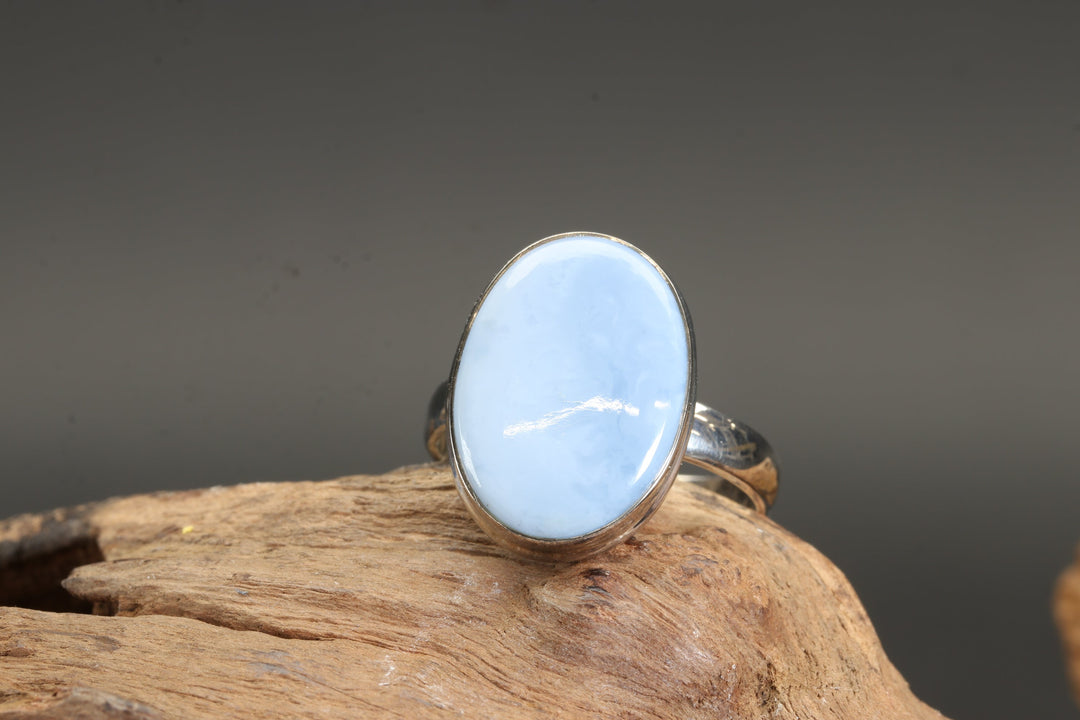 Owyhee Blue Opal Ring Size 8.5