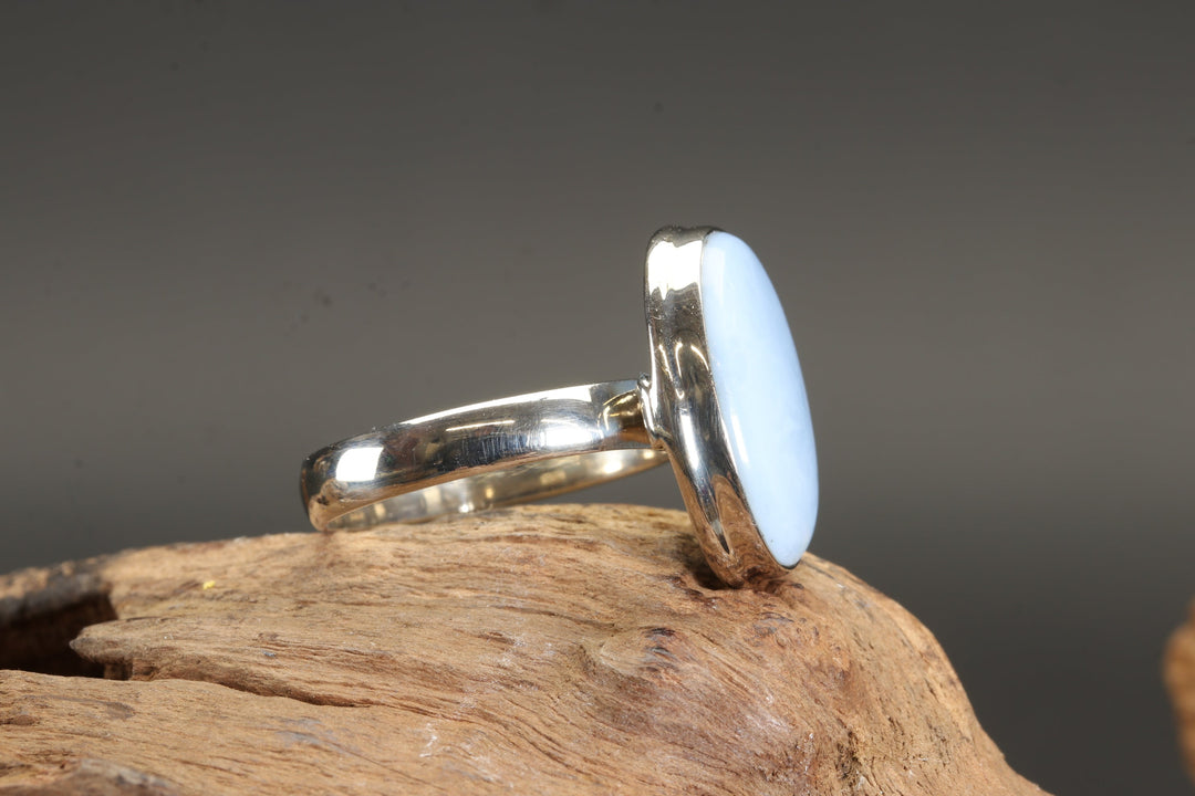 Owyhee Blue Opal Ring Size 8.5