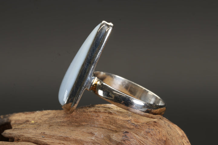 Owyhee Blue Opal Ring Size 8