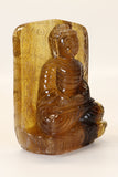 Yellow Fluorite Buddha Carving TD3484