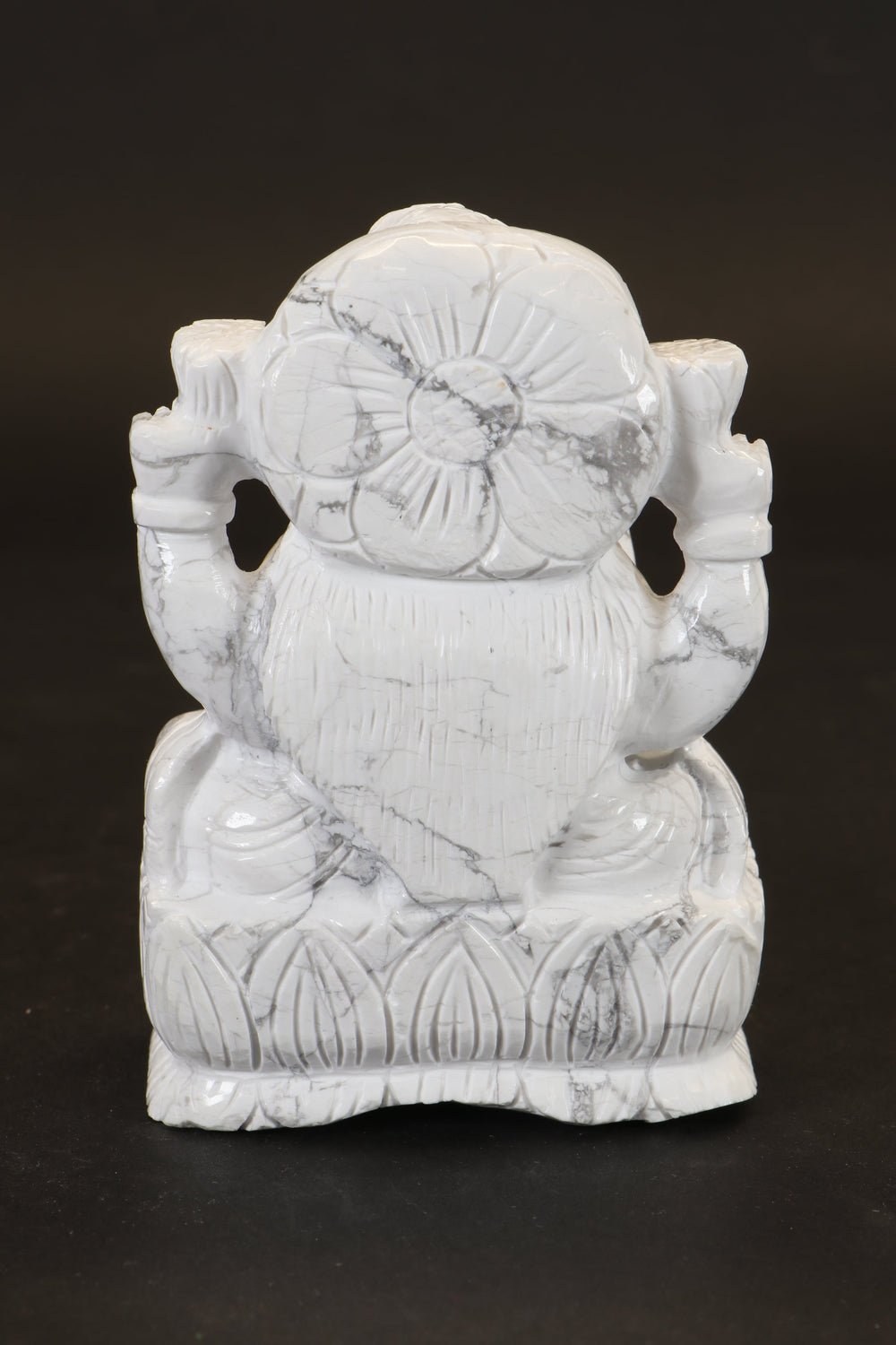 Howlite Lakshmi Carving TD3492