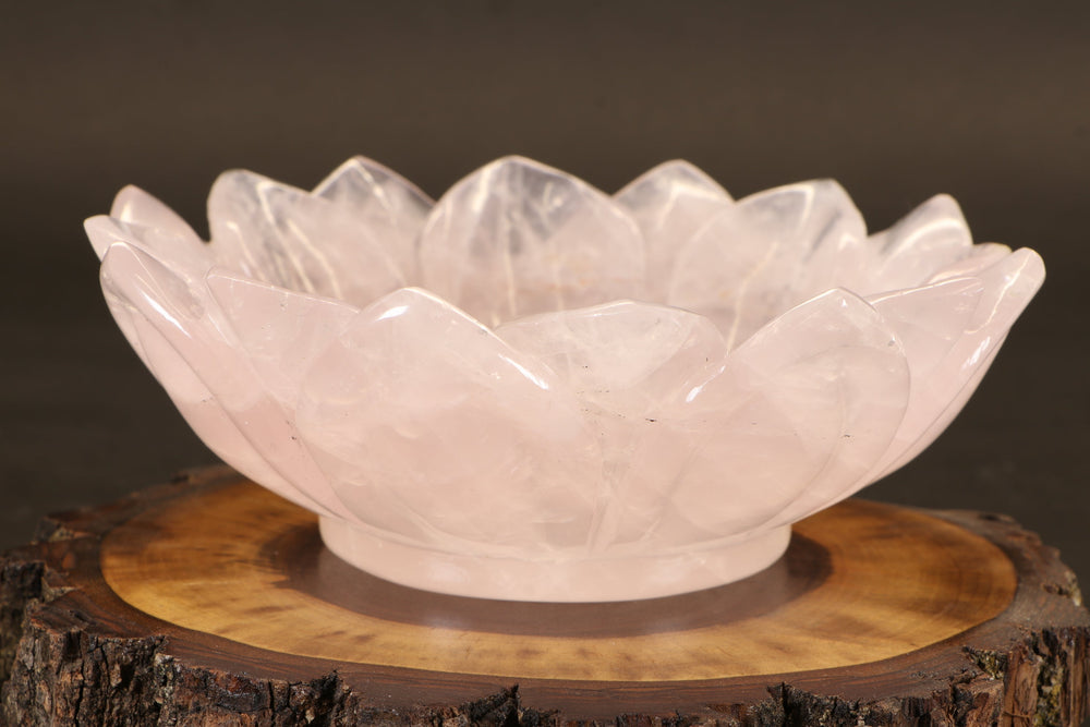 Rose Quartz Lotus Bowl TD3672