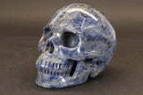 Sodalite Skull Carving TD3986