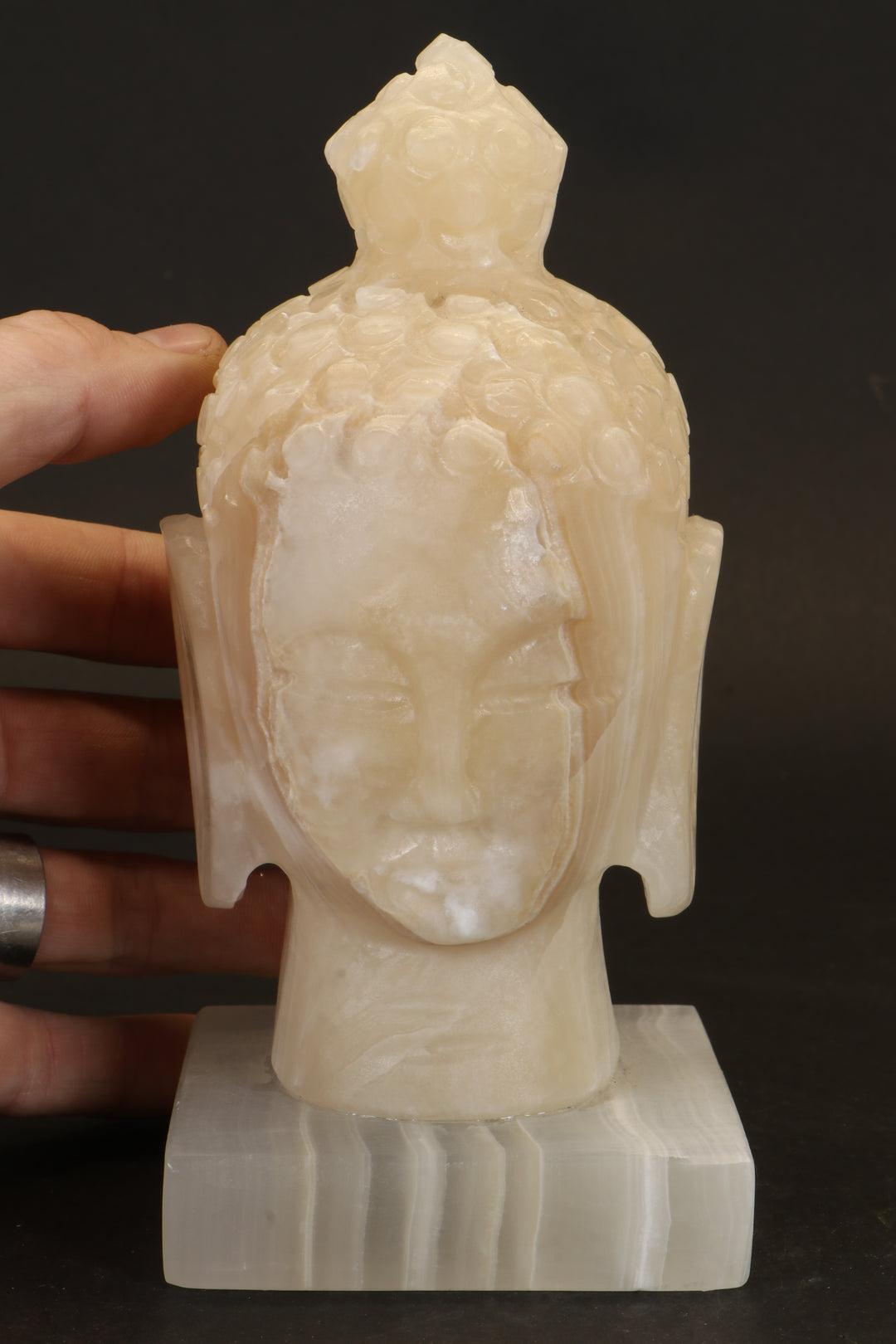 Onyx Buddha Head Lamp TD785