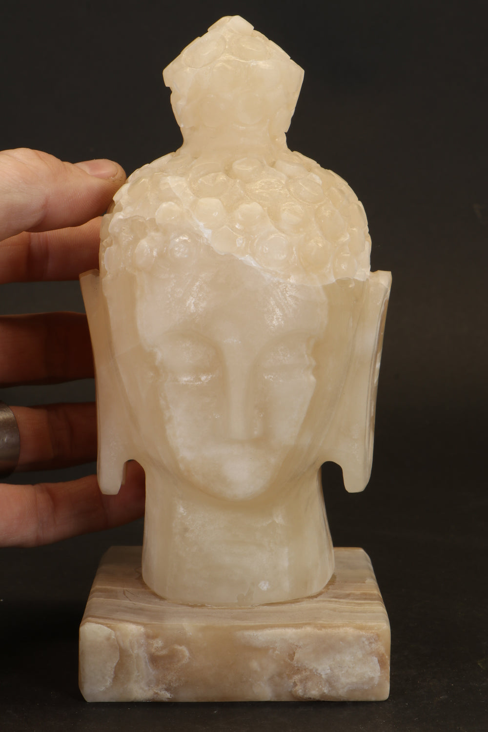 Onyx Buddha Head Lamp TD786